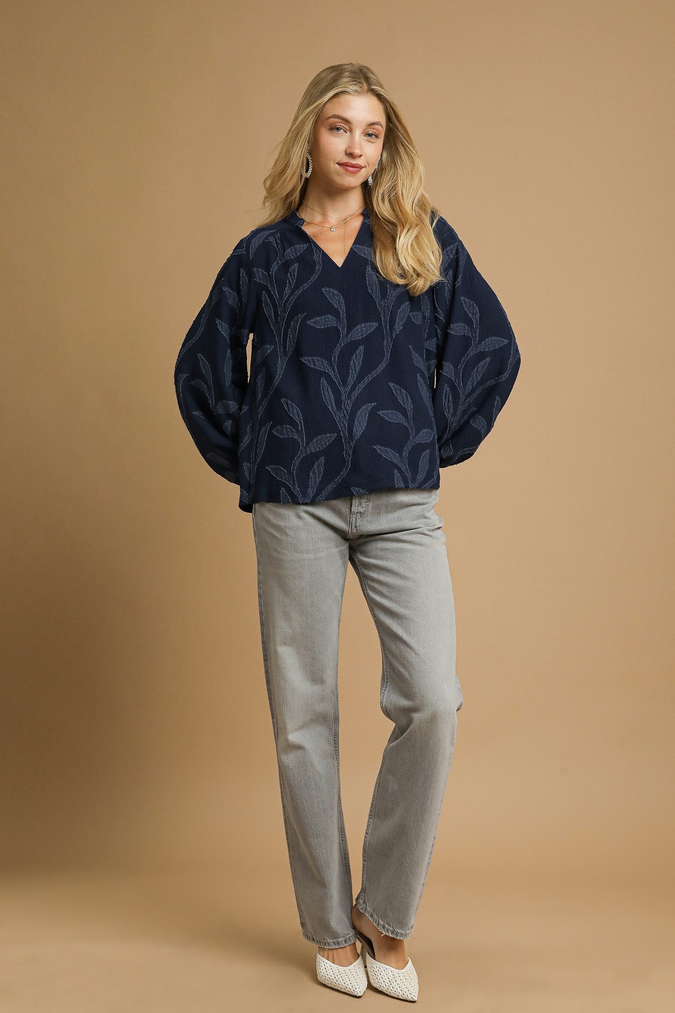 Textured Jacquard Top