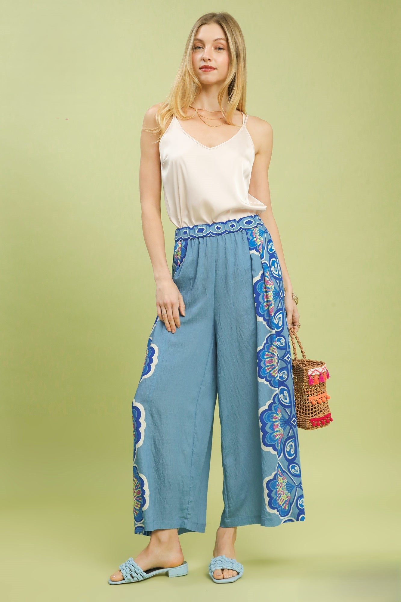 Palazzo Wide Leg Pants