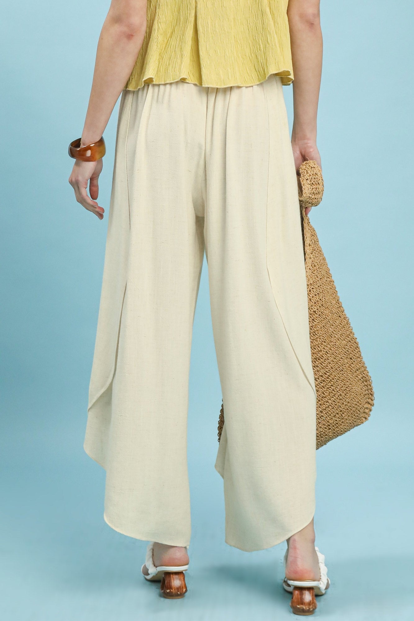 Flowy Asymmetrical Hem Pants