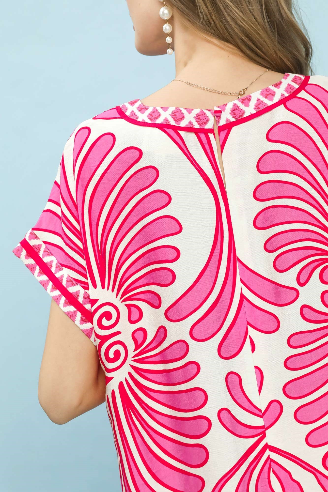 Boho Short Sleeve Top