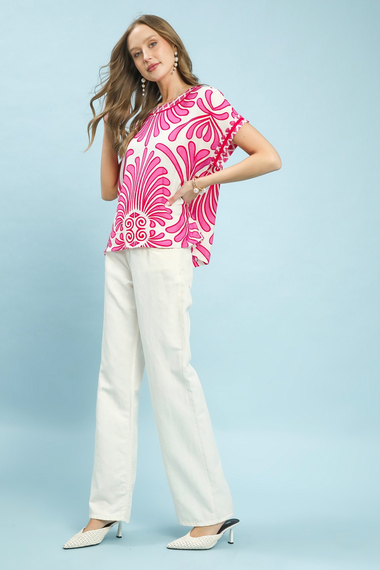 Boho Short Sleeve Top