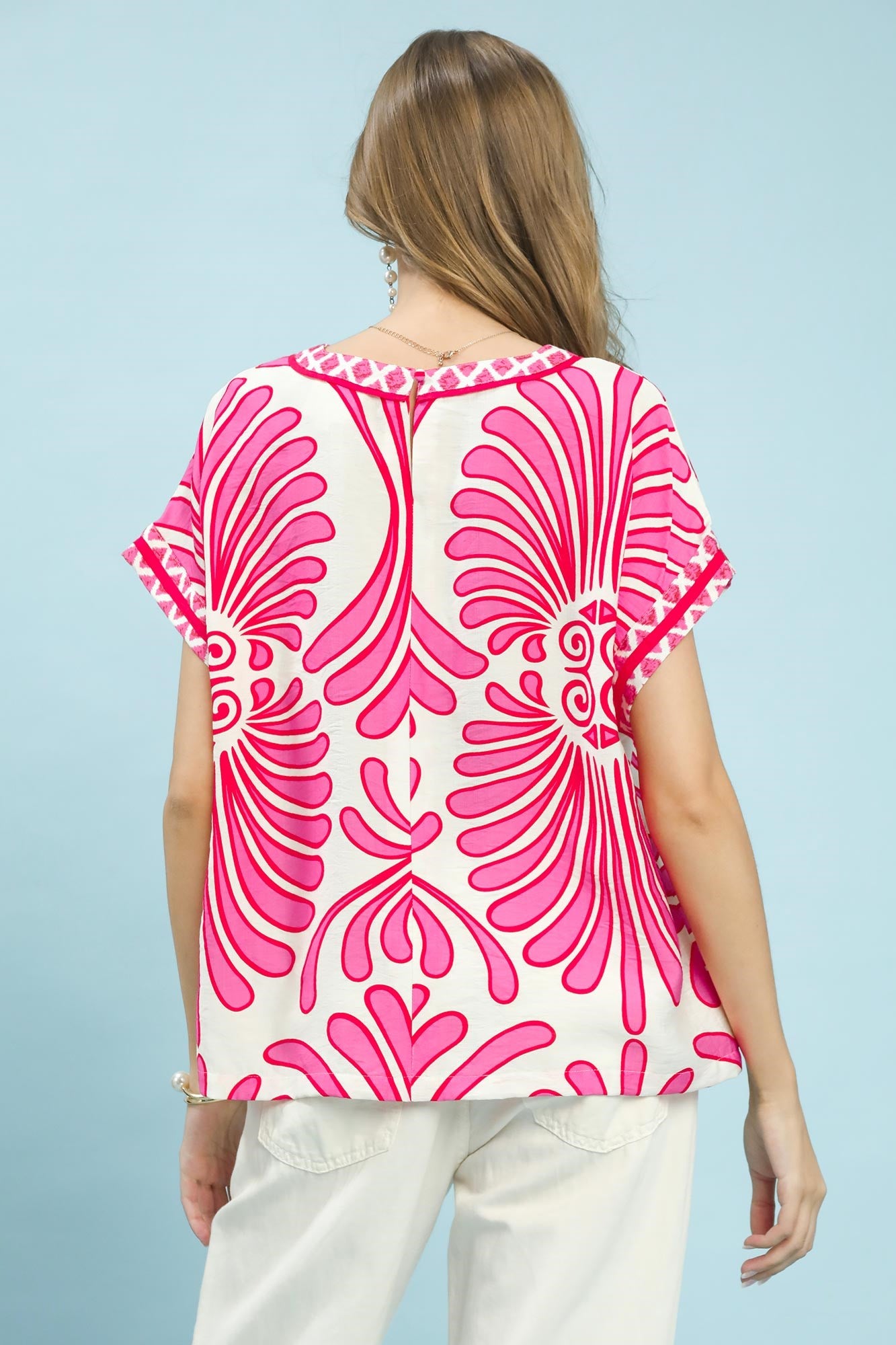 Boho Short Sleeve Top