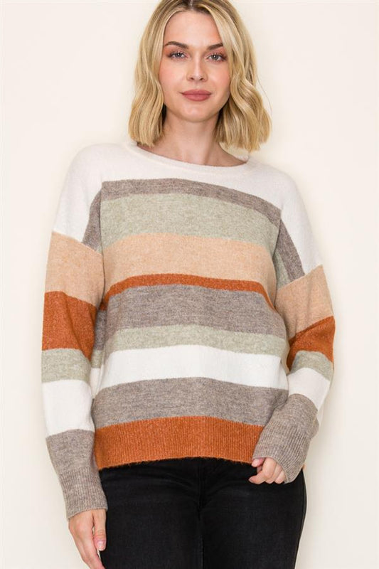 Supersoft Neutrals Colorblock Sweater