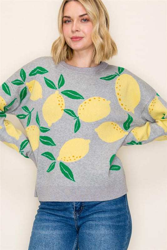Lemon Pullover Sweater