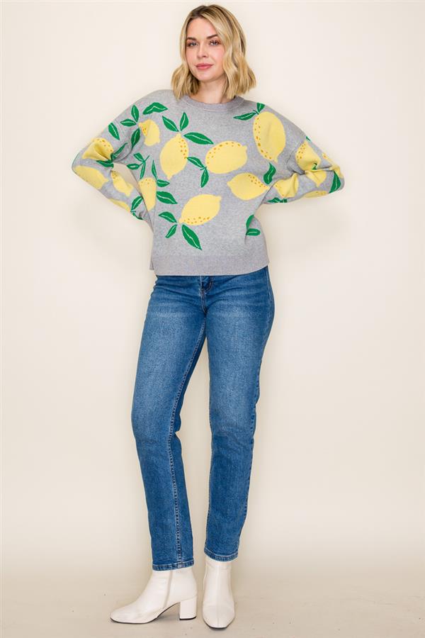 Lemon Pullover Sweater