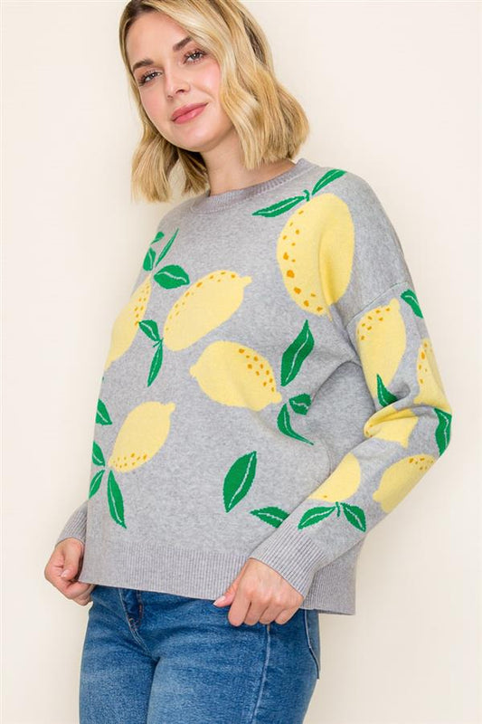 Lemon Pullover Sweater