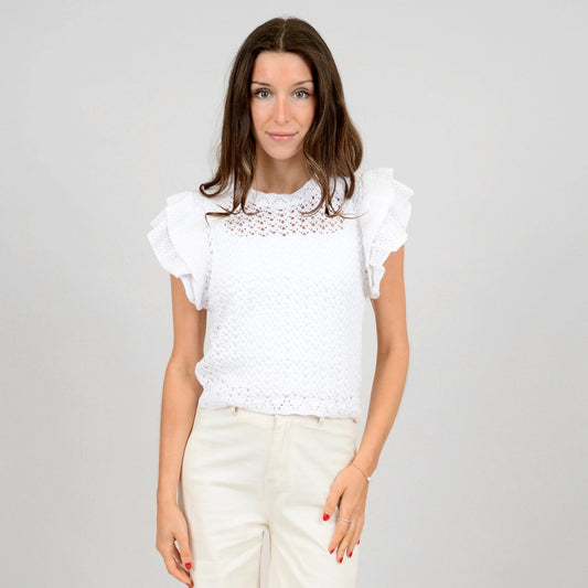 Vineeta Ruffle Layered Tank