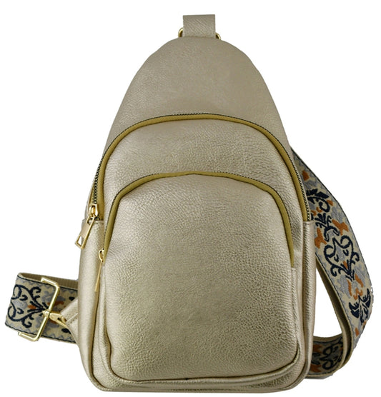 Zara Sling Bag - Champagne Gold