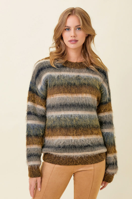 Faux Fur Sweater
