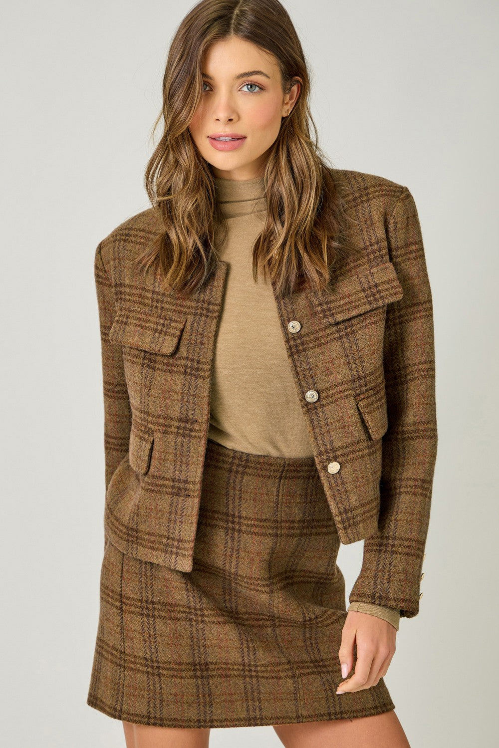 Sutton Plaid Jacket