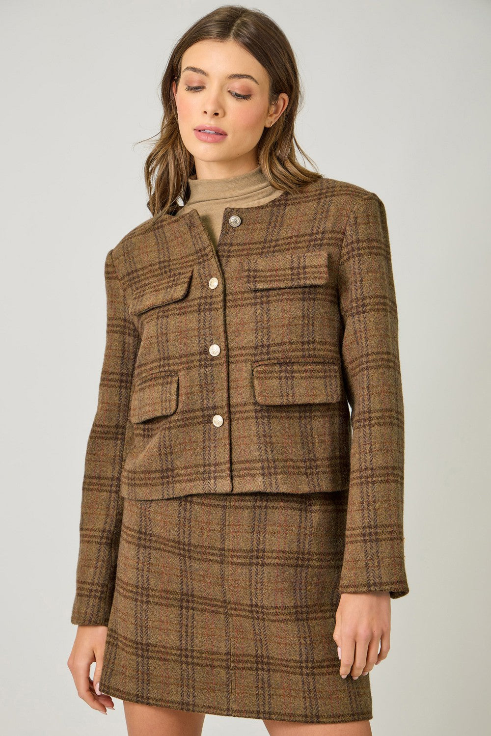 Sutton Plaid Jacket