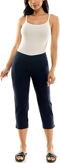Navy Capri Pants