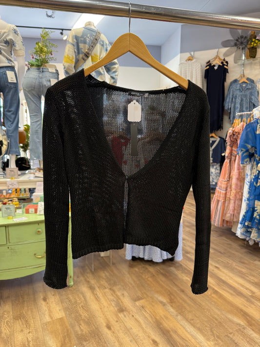 Lightweight Cardigan - Black