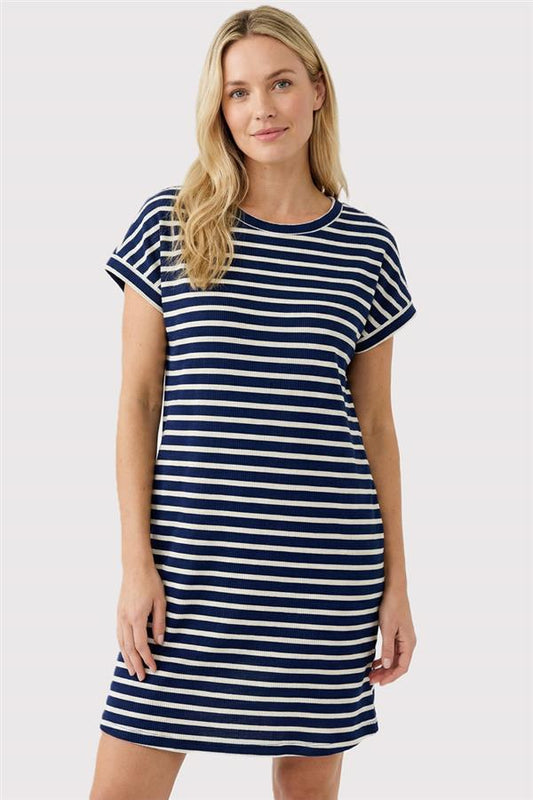 Textured Stripe Dress