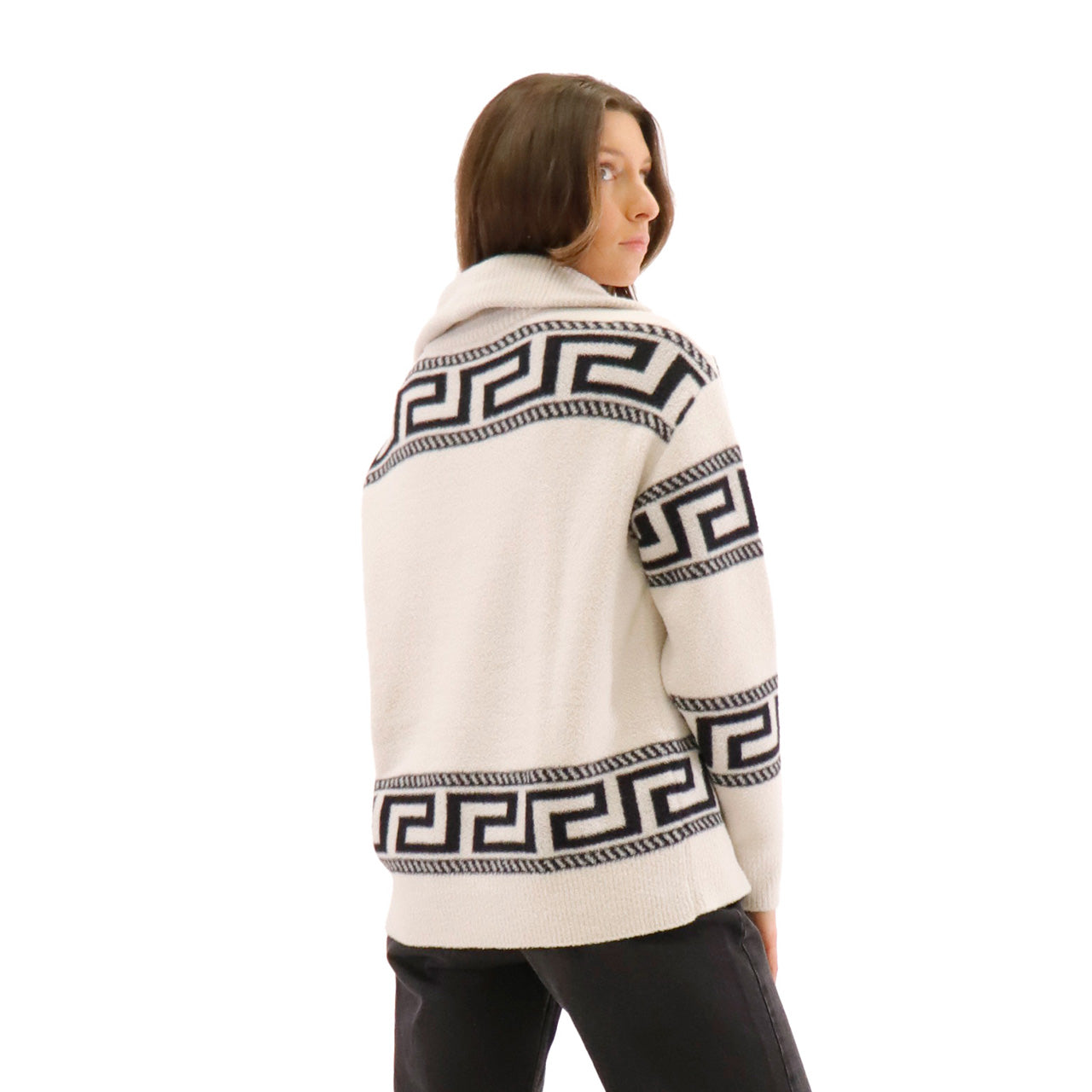 Geometric Pullover Sweater