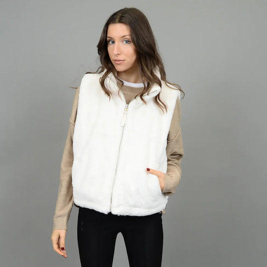 Lessie Cream Vest