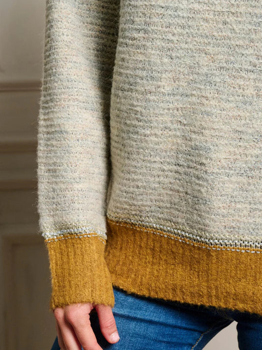 Colorblock Hem Sweater