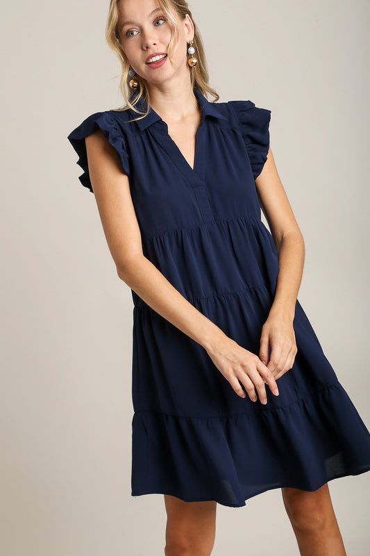 Flutter Short Sleeve Dress