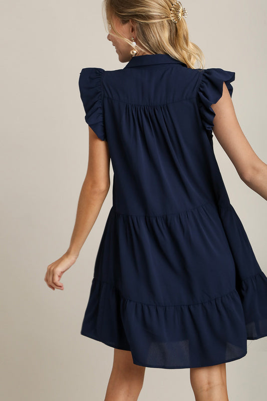 Flutter Short Sleeve Dress