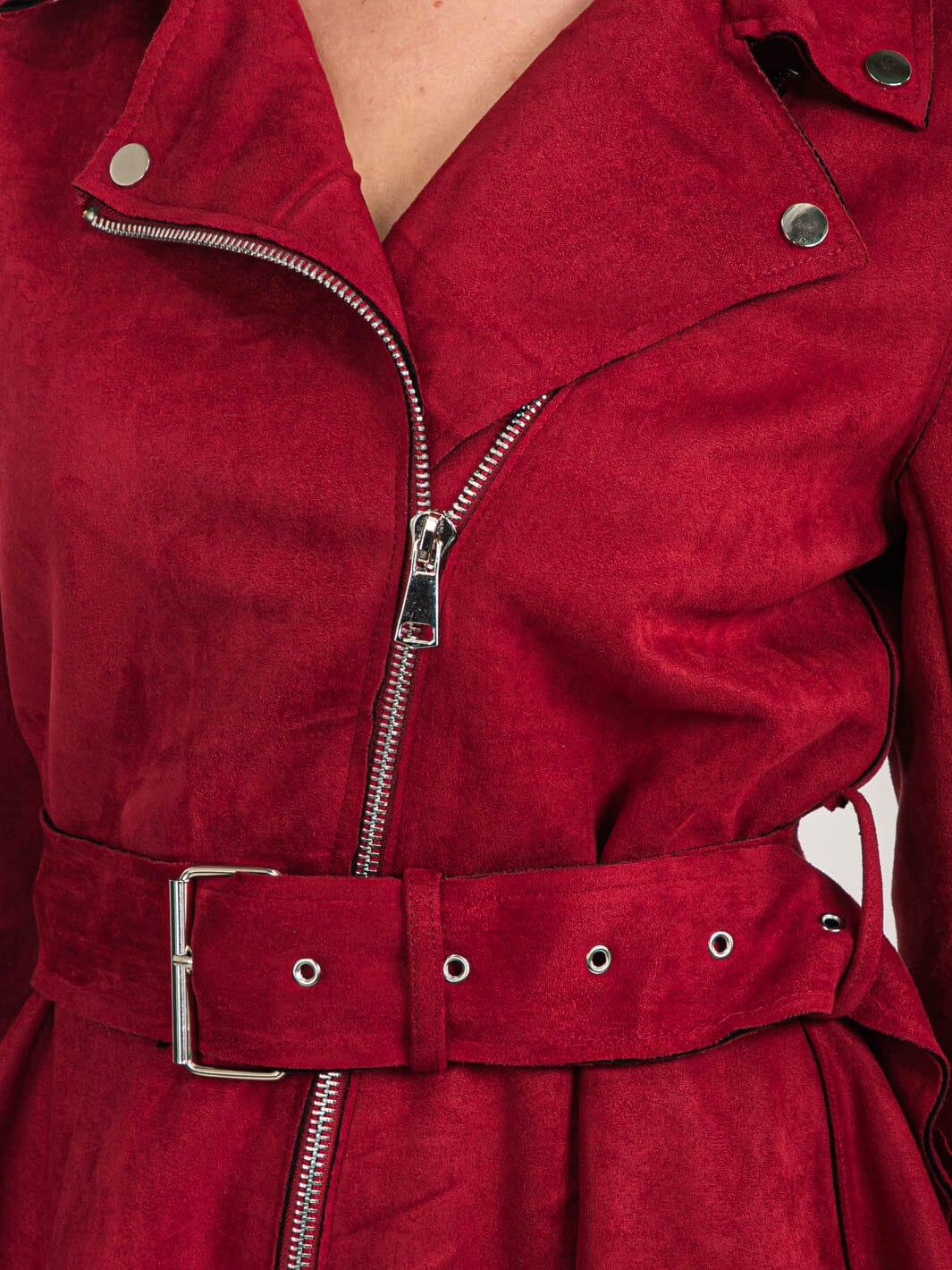 Belted Long Sleeve Dress