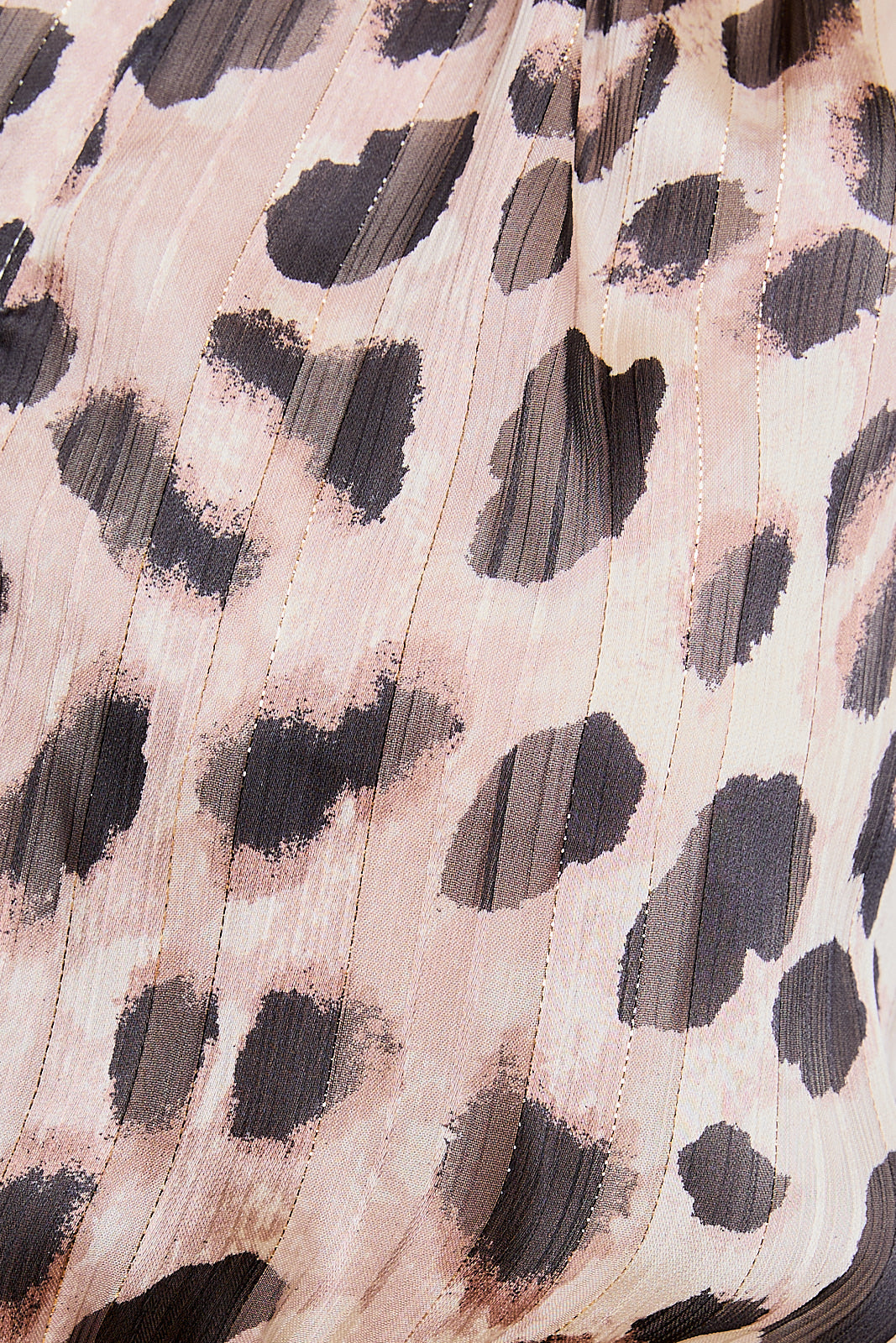 Animal Print V-Neck Dress