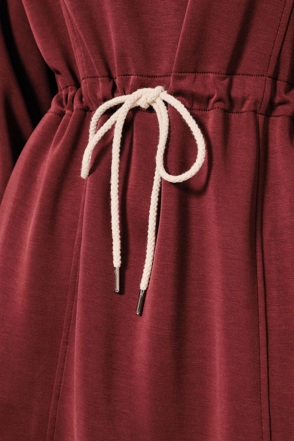 Drawstring Mini Dress