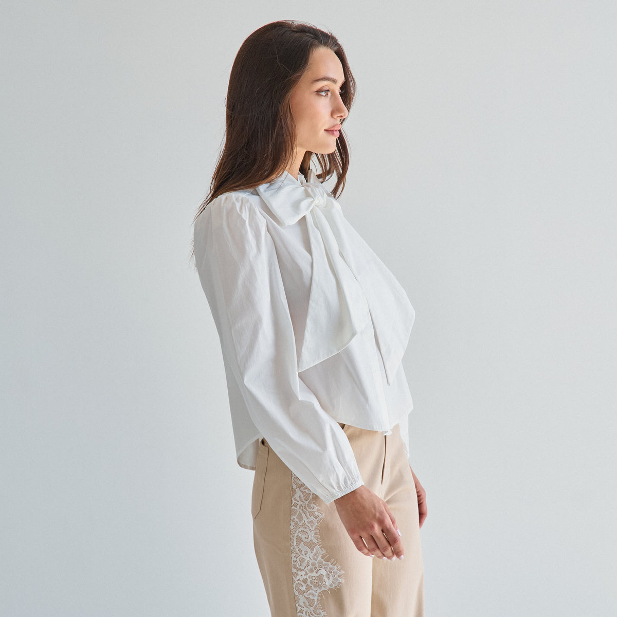 Bow Tie Ivory Top