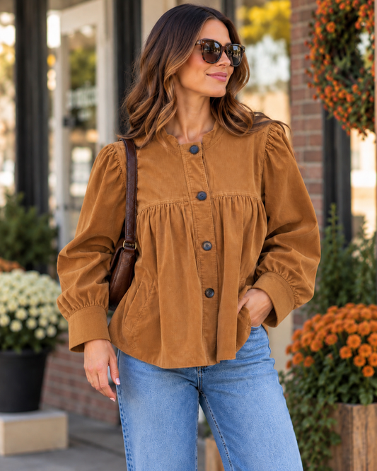 Corduroy Bomber Jacket