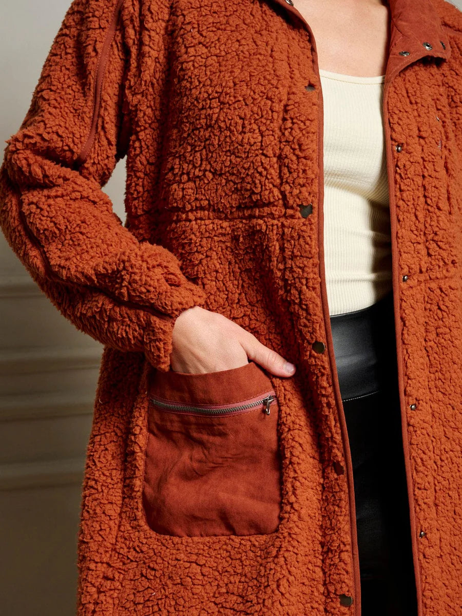 Sherpa Pocket Jacket - Rust