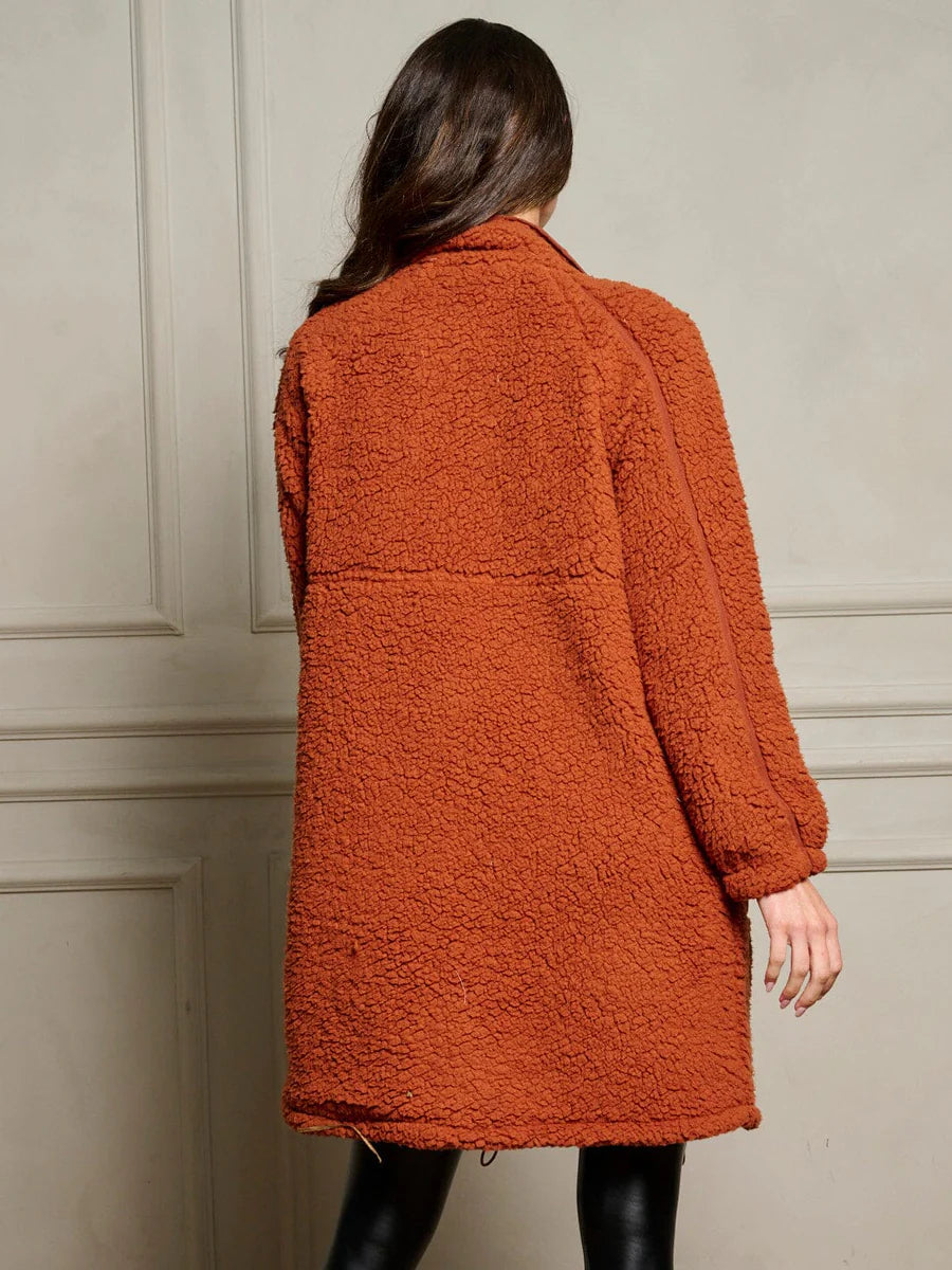 Sherpa Pocket Jacket - Rust