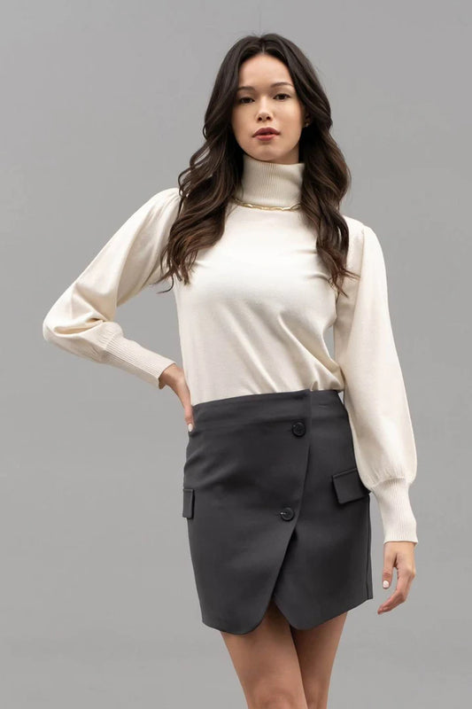 High Turtle Neck Top
