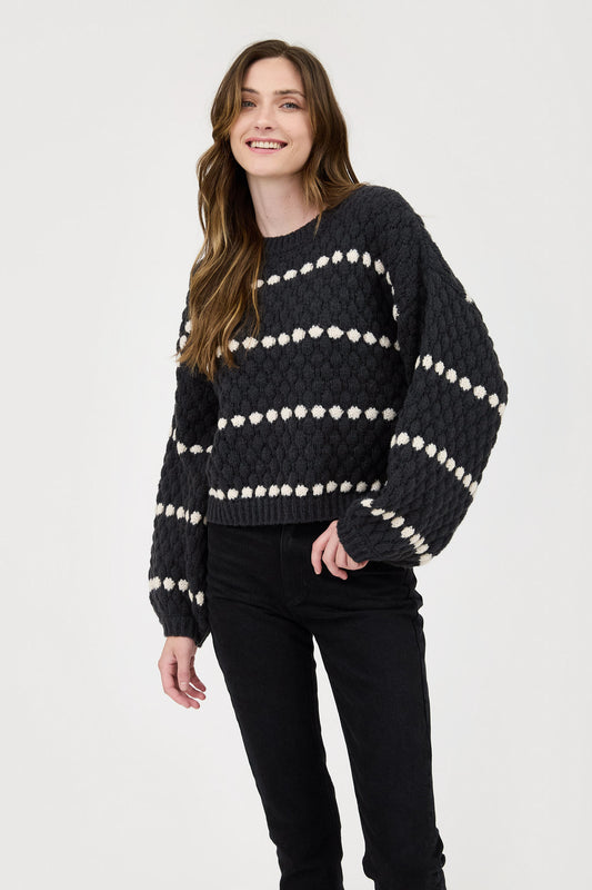 Dotted Stripe Sweater