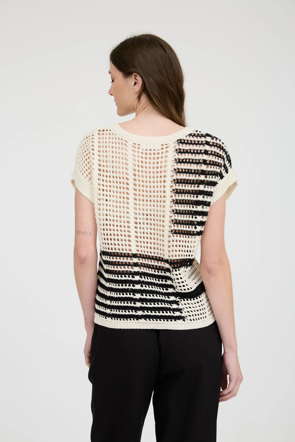 Sheer Crochet Knit Top