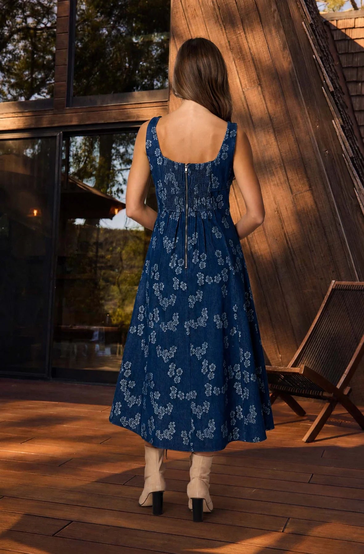 Corset Denim Dress