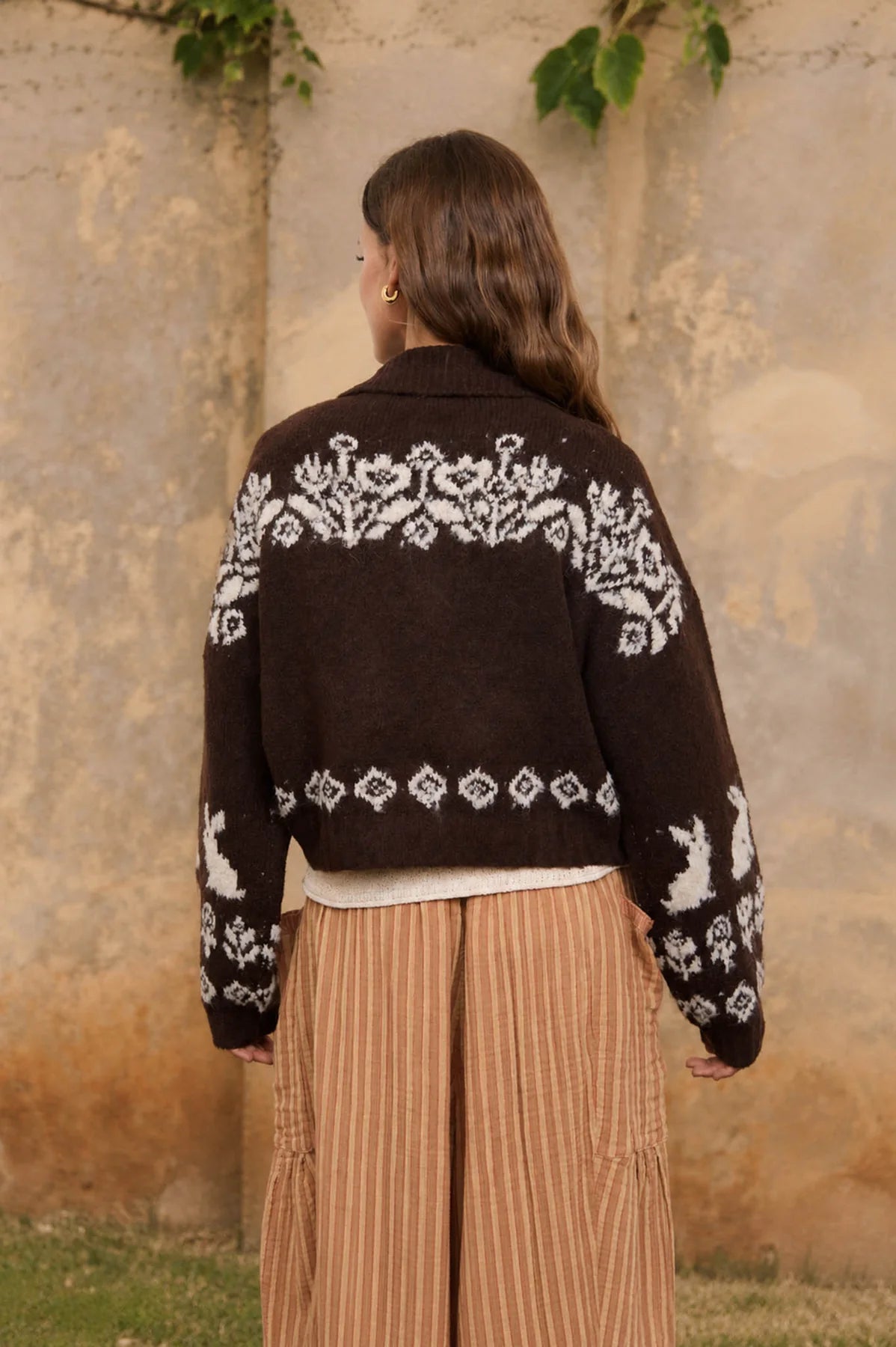 Bunny Toggle Button Cardigan
