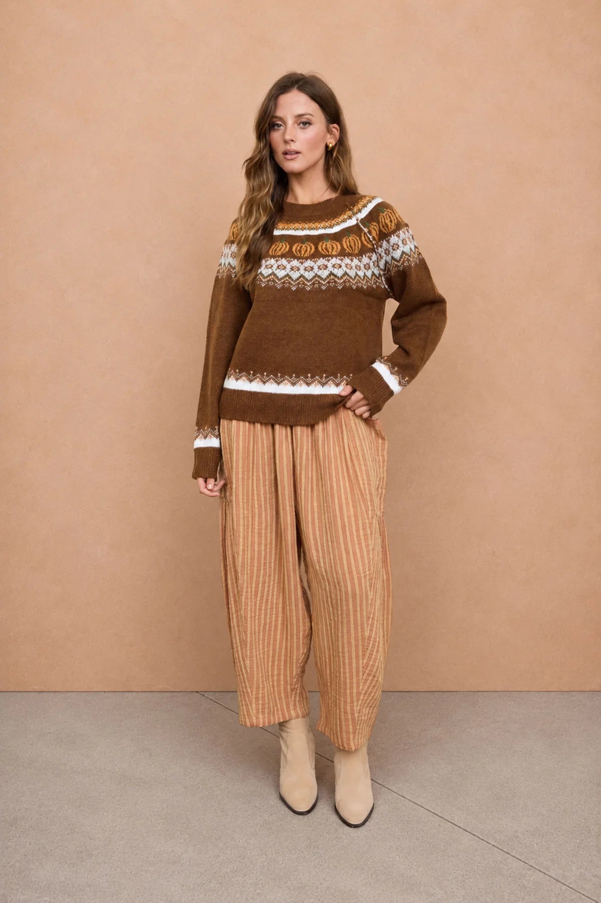 Pumpkin Pullover Sweater