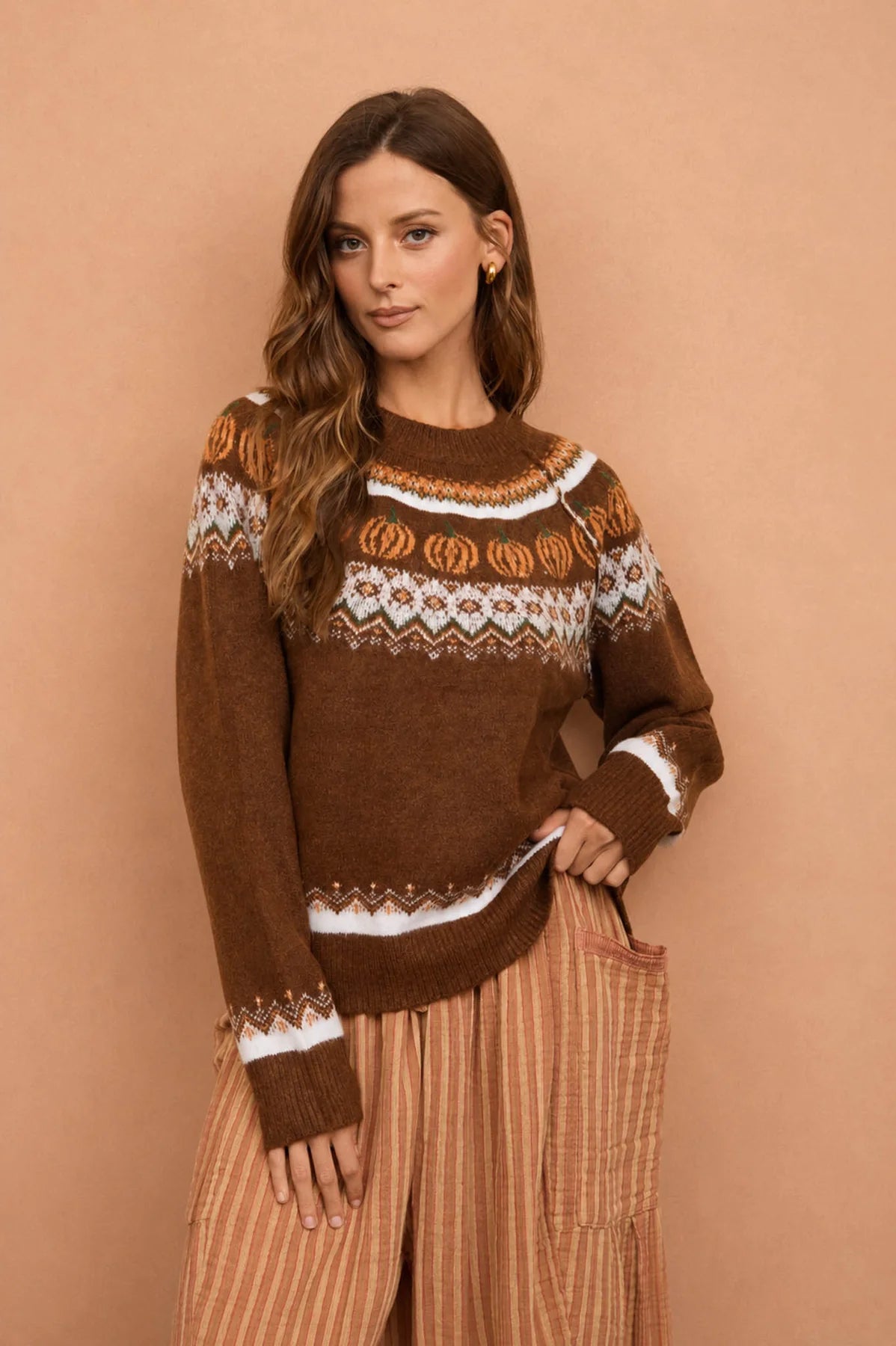 Pumpkin Pullover Sweater