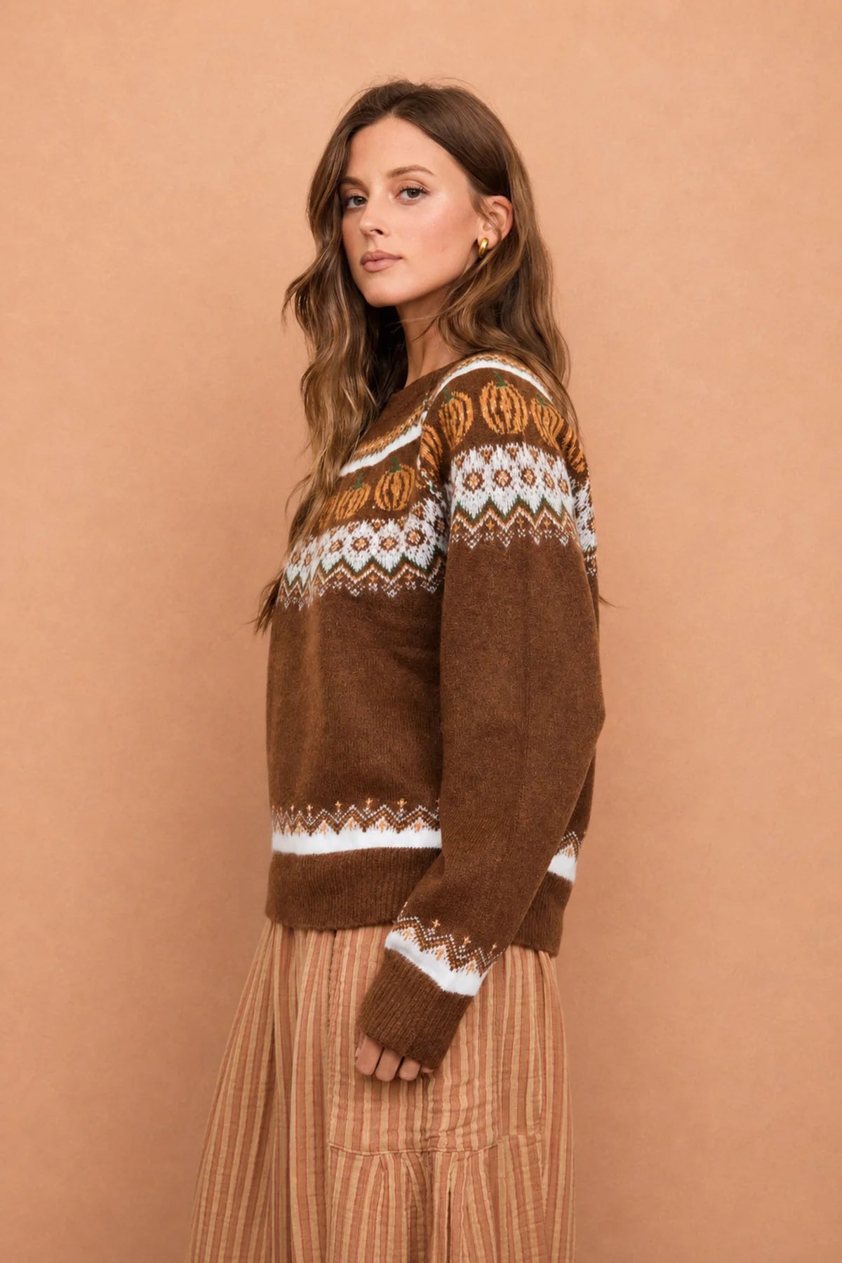 Pumpkin Pullover Sweater