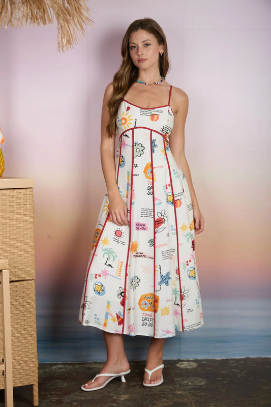 Vacation Spaghetti Strap Dress
