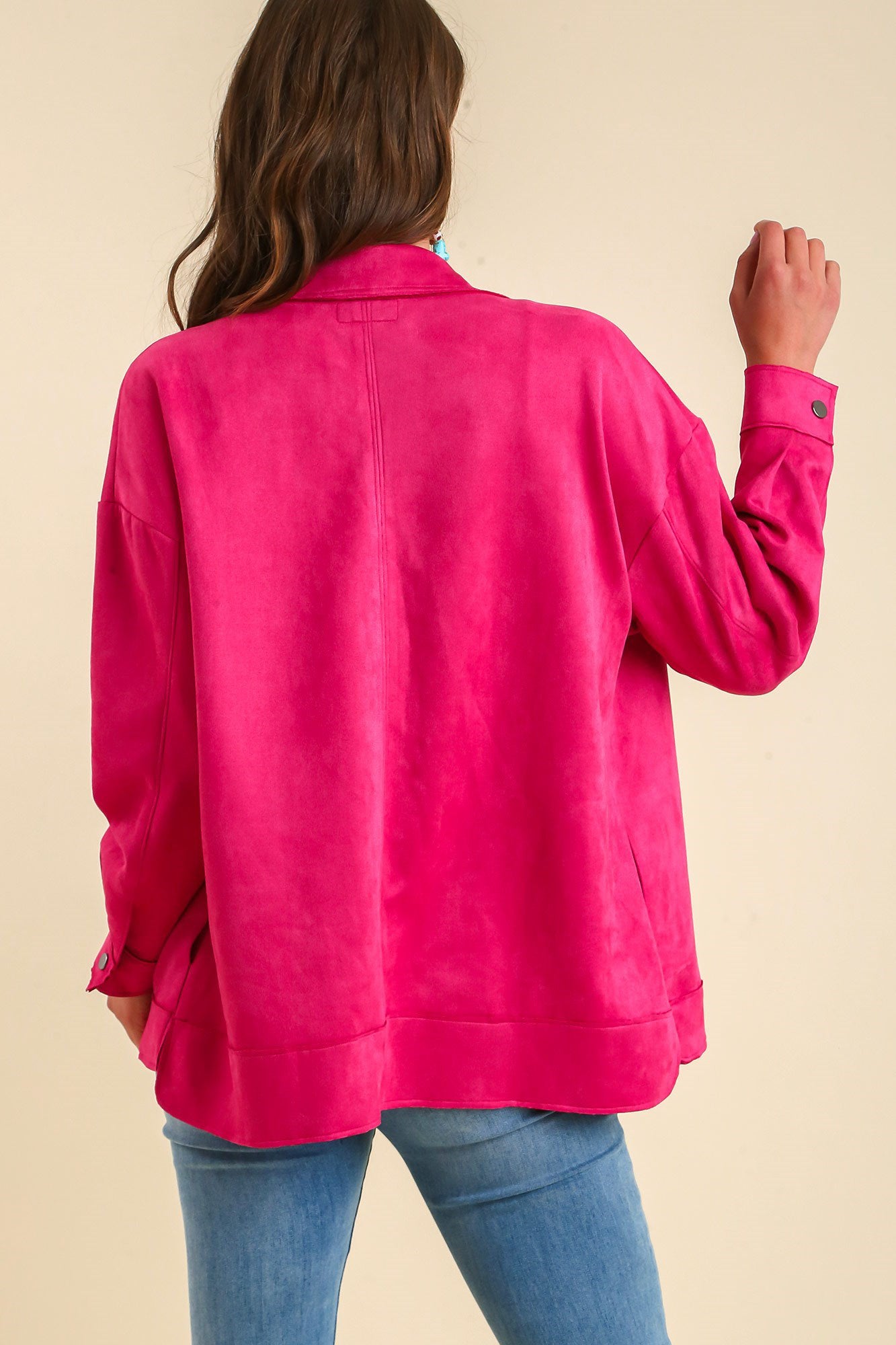Pink Suede Jacket