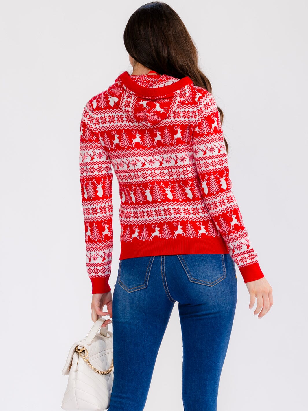 Hooded Holiday Sweater