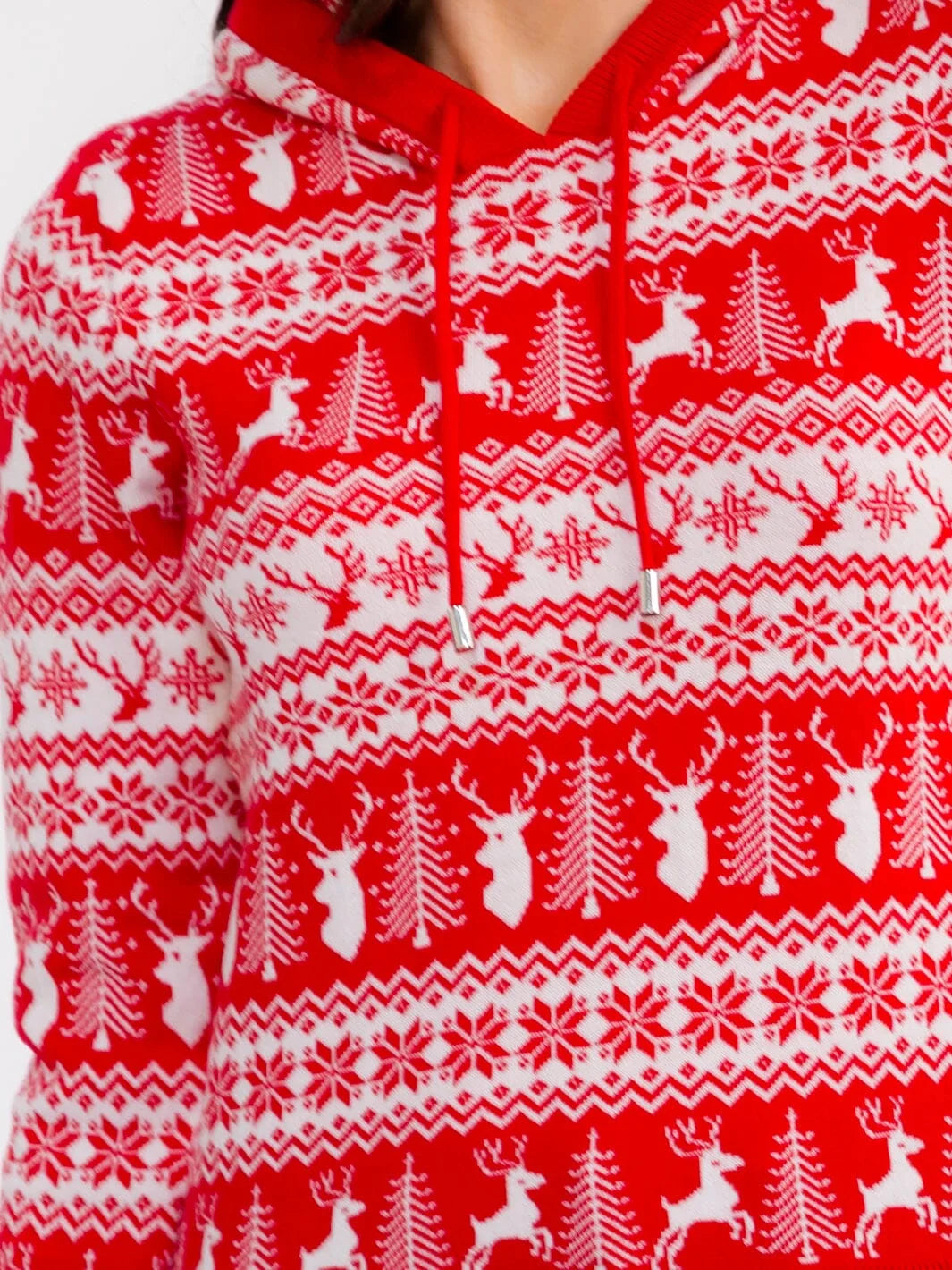 Hooded Holiday Sweater