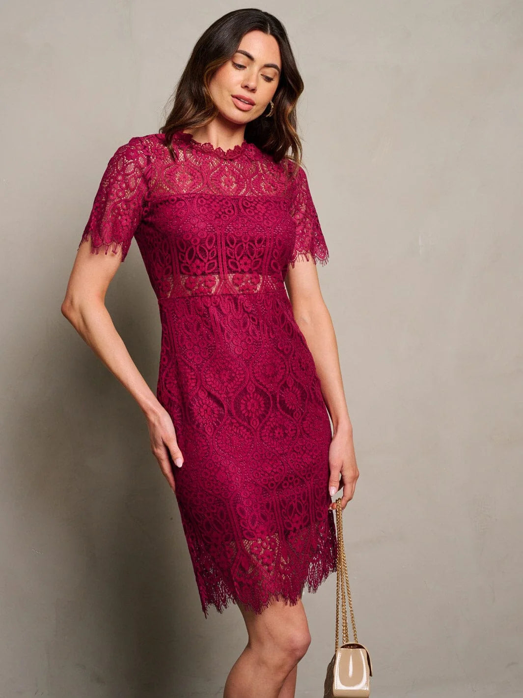 Mesh Lace Bodycon Dress