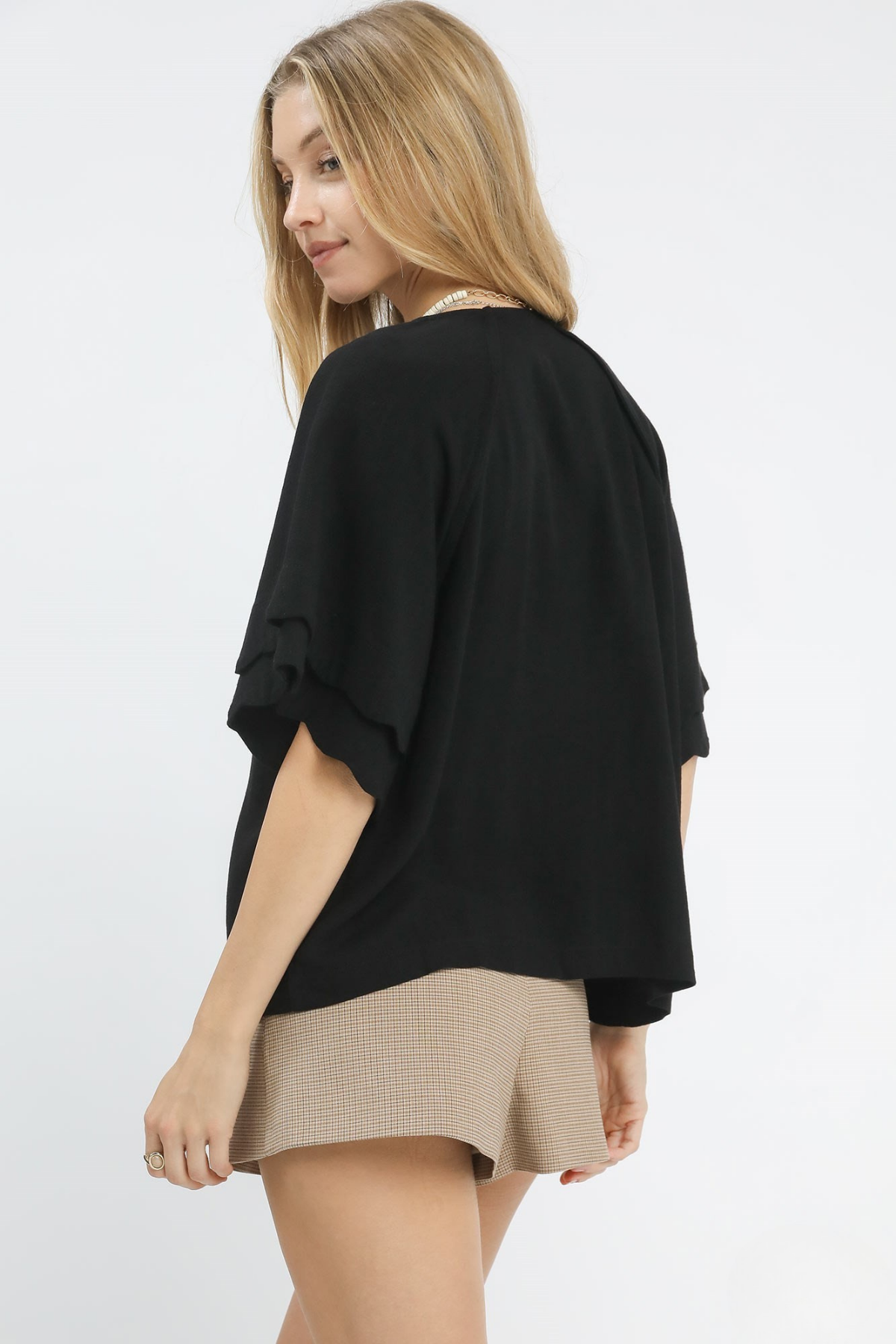 Ruffle Sleeve Top