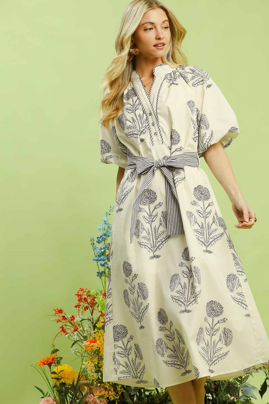 V-Neck Garden Grace Dress