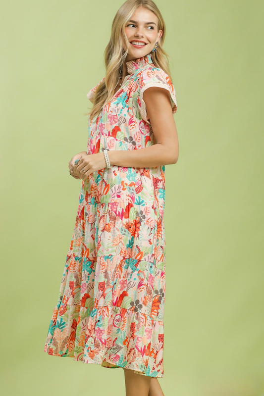 Tropical Daydream Midi Dress