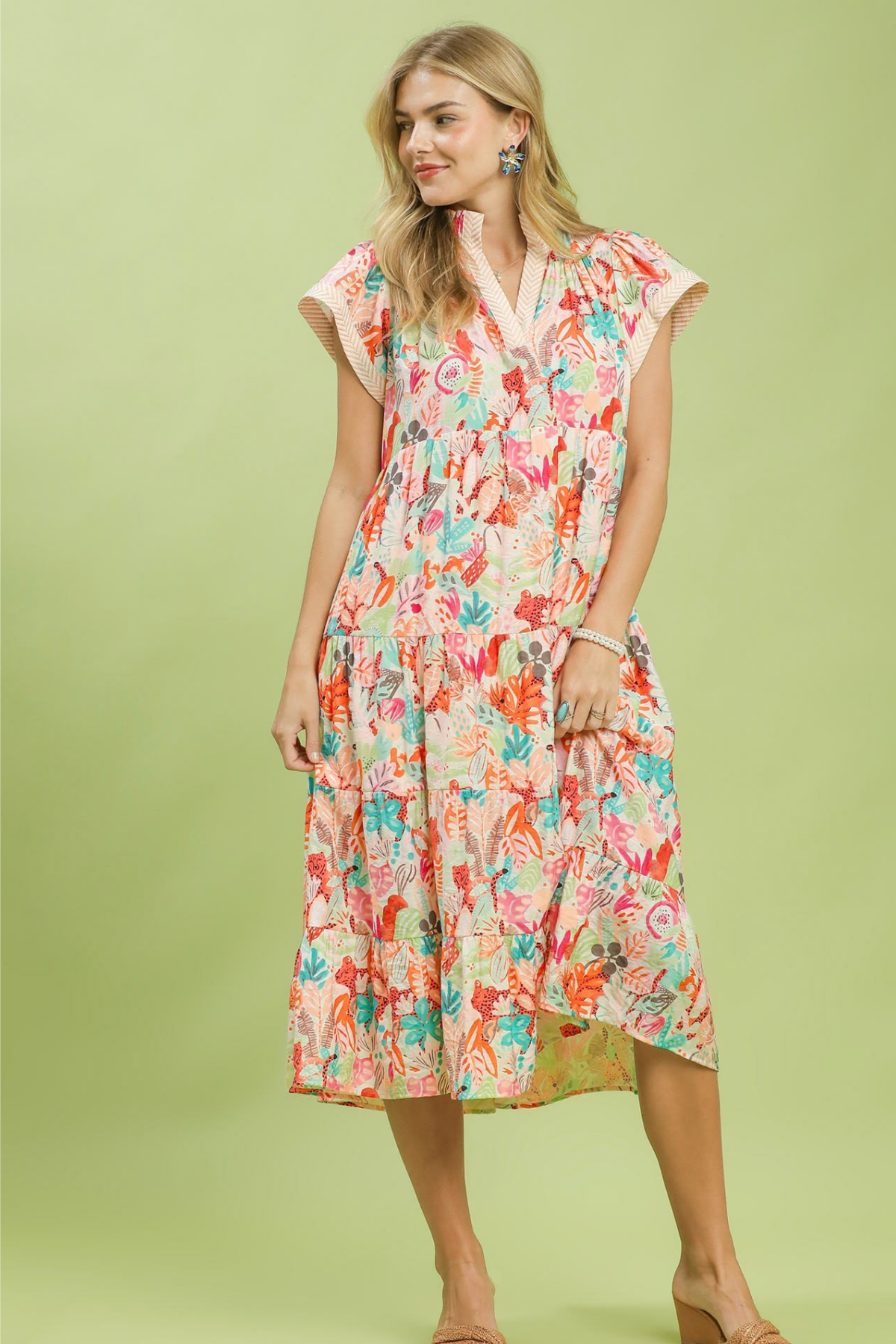 Tropical Daydream Midi Dress