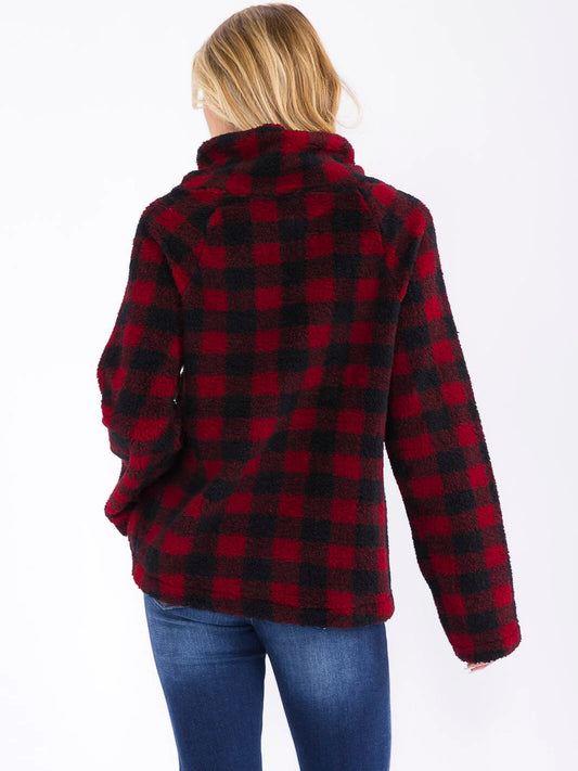 Fuzzy Pullover Jacket