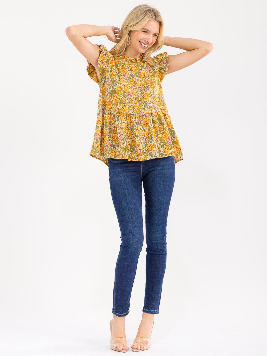Relaxed Fit Floral Top