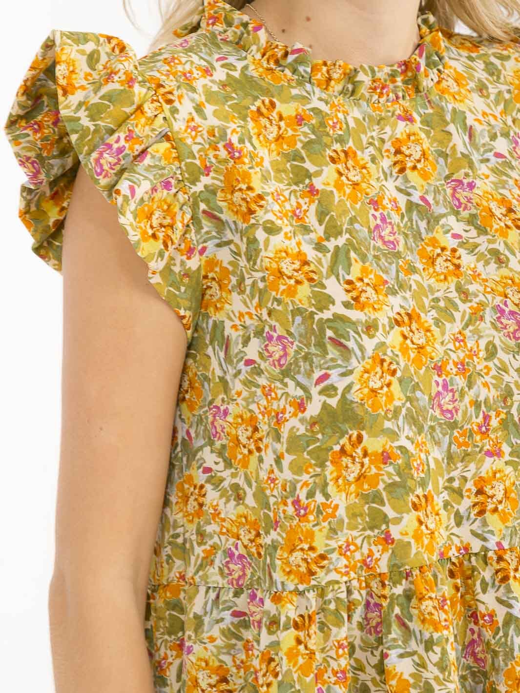 Relaxed Fit Floral Top